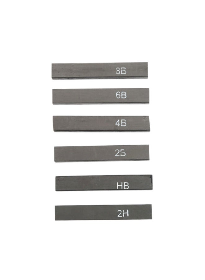 Keep Smiling Grafito Compressed Charcoal Set Of 6 (2h, hb, 2b, 4b, 6b, 8b) - Image 2